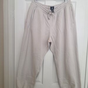 H&M Men's Light Beige Drawstring Sweatpants